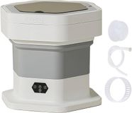Merkloos Opvouwbare wasmachine Grijs