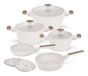 Berlinger Haus BH8324 Pannenset 10 stuk(s) Wit Aluminium Titanium Pro