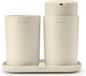 Brabantia ReNew Set d'accessoires de salle de bain - 3 pièces - Beige Souple