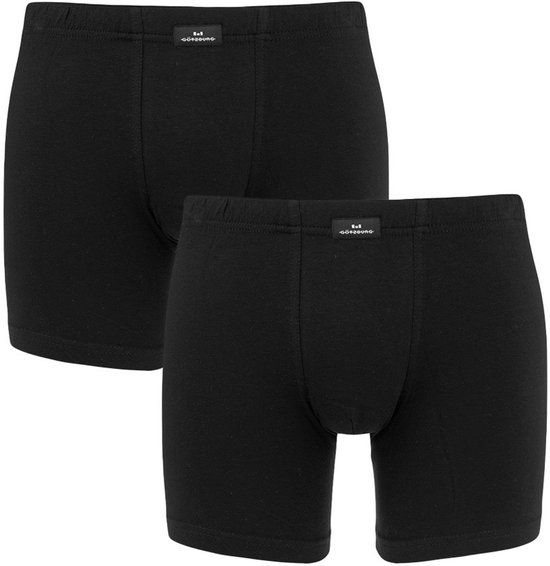 Götzburg Heren 2P Long Boxers Basic Zwart II