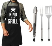 Trendo BBQ/barbecue gereedschap set 3-delig RVS