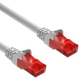 Allteq ALTQ-UTP6-GRY-0.25 Netwerkkabel Grijs, Rood 0,25 m Cat6 U/UTP