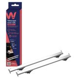 Wpro WHIRLPOOL - Uitschuifbare Oven Rails - C00850080 - Staal - Zilver