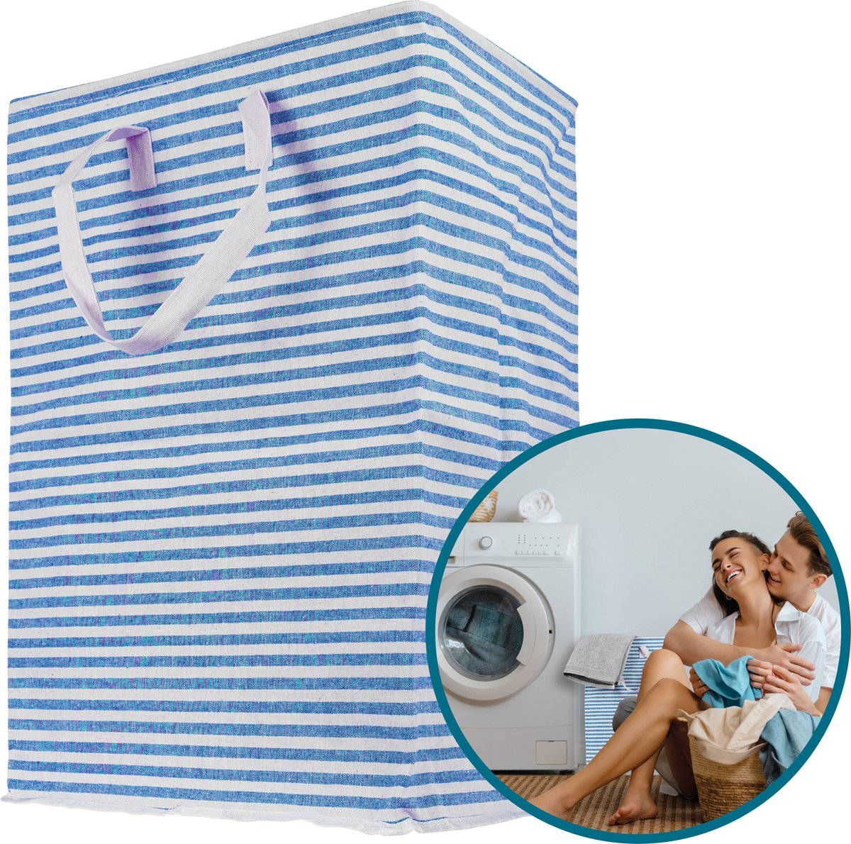 Trendyblend Opvouwbare & Inklapbare Wasmand - Linnenmand - Laundry Basket - Wassorteerder - Wasbox
