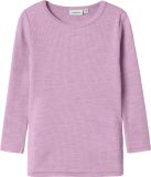 NAME IT NMNWAX WOOL RIB LS TOP NOOS Unisex Lange mouwen shirts