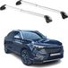 Omac Barres de toit transversales certifiées Tüv pour Honda HR-V III 2021-2026 – Verrouillables (4 antivols) – Charge max 100 kg – Sangle inox + protection caoutchouc argent