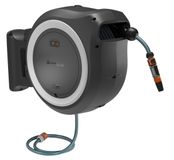 Gardena accu-wandslangbox PowerRoll XXL gebruiksklare set: automatische slanghaspel met 40 m tuinslang, slanggeleider en RollControl, complete set met accu (18647-20)