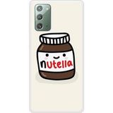 Samsung Bedrukt siliconen hoesje compatibel met Galaxy Note 20 Pate à tartiner