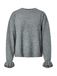 PIECES Oversized trui 'PCSALLY' grijs gemêleerd