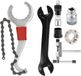 Merkloos / Sans marque PolderCo B.V. Cranktrekker - 7-delig - Fiets Crank Trekker - Professional Bicycle Crank Puller & Bottom Bracket Tool Set