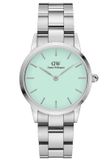 Daniel Wellington Iconic Link Dameshorloge Mintgroene Wijzerplaat - DW00100539- 36mm