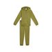 PUMA Heren Trainingspak met Capuchon en Volledige Ritssluiting, Groen, Maat 7-8Y