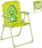 Merkloos Relaxdays Campingstoel kinderen - opvouwbaar - zithoogte: 26 cm - monster