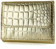 Bear Design Nana Leren Overslagportemonnee - Small Croco Champagne