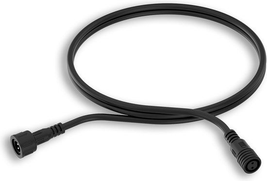 Philips GardenLink 2m Extension Cable - Black - IP67