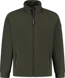 Kjelvik Fjord Fleecejas Heren - Groen - Maat 5XL - Polyester - 2024