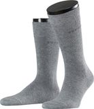 Esprit Basic Uni 2-Pack eenkleurig katoen multipack sokken heren grijs - maat 43-46