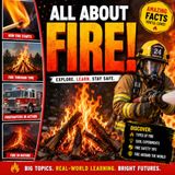 All About Fire!: Fire Science and Safety for Kids | Amazing Facts About Flames, Smoke, Wildfires, Firefighters and Fire Trucks