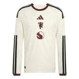 ADIDAS PERFORMANCE Functioneel shirt 'Manchester United 26/27 Authentic' donkerrood / zwart / wolwit
