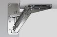 Hettich Klepbeslag - Vernikkeld - Staal - Hettich Kleplift 80-220N, 90°