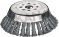 Universeel Conische borstelkop met 36 PREMIUM metalen vlechten