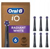 Oral-B iO Radiant Zwart Opzetborstels - 6 stuks