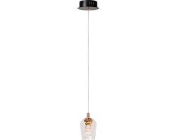 Lucide BERLIANE Hanglamp - Ø 12 cm - LED Dimbaar - 1x4W 2700K - Transparant