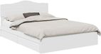 vidaXL Opbergbed met lade en hoofdeinde Wit 160 x 200 cm Bewerkt hout