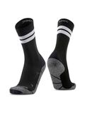 X-Socks Core Natural Graphics Crew Sokken Zwart/Antraciet 45-47