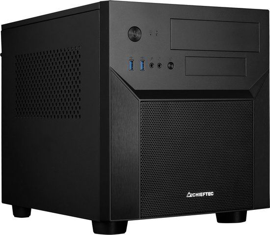 Chieftec CI-02B-OP computerbehuizing kubus Zwart