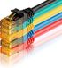 SEBSON Netzwerkkabel CAT 6 UTP 0,5m - 5 Stück - Bunt