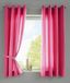 Gardinenbox Berlin Set van 2 gordijnen sjaal oogjes HxB 175x140 cm roze ondoorzichtig microsatijn lichtdoorlatend uni mat