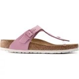 Birkenstock Pantoufles femme Gizeh Cuir nubuck