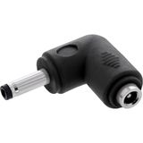 InLine 26899B DC Hoekadapter 4.0 x 1.7 mm Stekker/Bus Zwart
