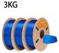 TPU 3D-printerfilament - TPU 85A - Flexibel filament 85A - Diameter 1,75 mm - Tolerantie ±0,03 mm - Spoel van 3 kg - Blauw transparant