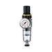 Riegler Filterregelaar »standaard mini«, met pc-houder incl. mano. en schakelbordmoer, 5 μm, BG 0, G 1/4, regelbereik 0,5-10 bar