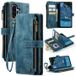 Caseme Étui Portefeuille Samsung Galaxy A17/A18 Multifonctionnel C30 - Bleu