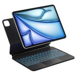 Inateck NeoMagic Magnetische toetsenbordhoes voor iPad Air 11 inch M3/M2, Air 5/4, Magic Keyboard voor iPad Pro 11 inch 4/3/2/1, vrijdragende standaard achtergrondverlichting 7 kleuren
