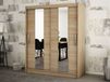 POLETTE Armoire POLETTE 2 portes coulissantes 200 cm sonoma