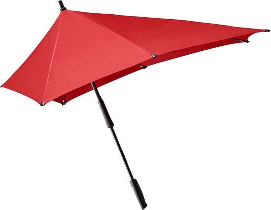 Senz Stormparaplu Opvouwbaar - XXL Stick - Rood - 107 cm