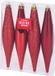 Christmas Decoration Koopman International 4x Kerstboomversiering Rode Pegels Kersthangers Kunststof 15 cm