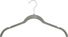 Amazon Basics fluwelen hemd/kledinghangers, verpakking van 30 stuks, grijs