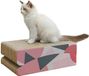 Azomor® Grande planche griffoir pour chat avec de multiples possibilités de jeu et de grattage