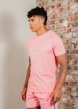 Hugo Boss T-shirts rn slim fit - light pastel pink
