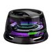 Mormark SONICRA Draagbare mini-speaker zonder kabels met RGB-lichteffecten, mobiele speaker met magnetische bevestiging