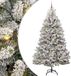 vidaXL Sapin de Noël artificiel 240 cm 300 LED Blanc chaud PVC et Acier