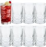 Excellent Houseware Drinkglazen - 8 stuks - Glas - 360ml - Transparant