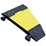 as - Schwabe Kabelbrug 5 kanalen, 30 graden, boog 500 x 300 x 50 mm, kabelbeschermingsmat massief rubber, kabelgoot 40 x 40 mm, slangbrug belastbaarheid tot 20 t, overrijbeveiliging voor kabels