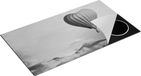 Chefcare Inductie Beschermer Luchtballon Hart Zwart Wit 95x55cm