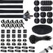 Kit d'organisation de câbles, 155 pièces, pour télévision, ordinateur, bureau